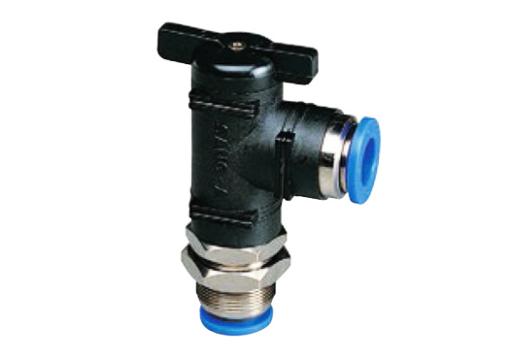 Ball Valve union elbow bulkhead functional fitting